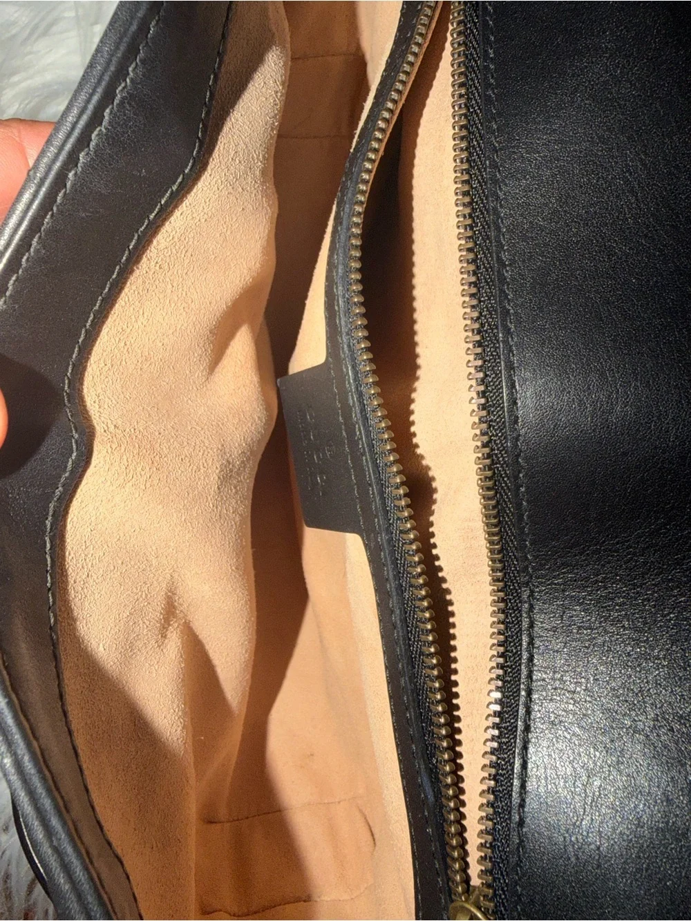 💗 Gucci GG Marmont Pearly Small Black Matelasse Leather Shoulder Bag Limited Ed - Picture 9 of 16